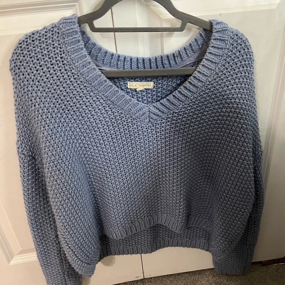 L.A. Hearts Blue sweater